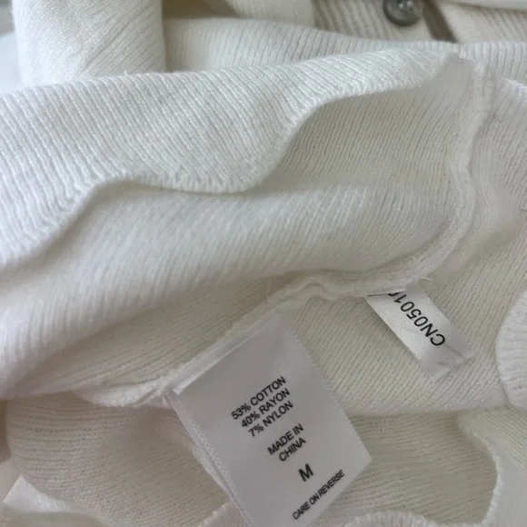 New York & Company White Cardigan - Picture 5 of 5